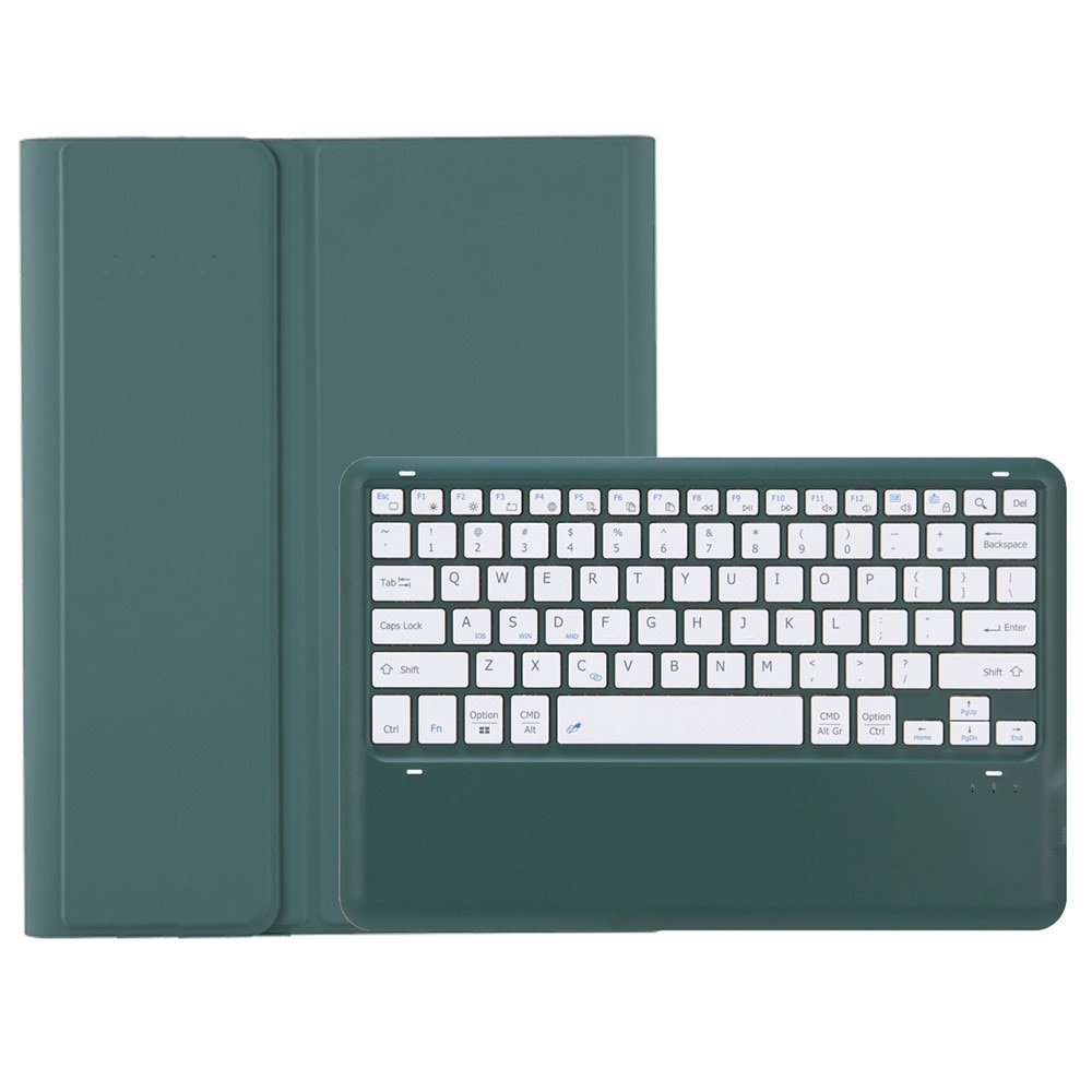 Husa cu tastatura Bluetooth pentru Samsung Galaxy Tab S10 FE+ X620 / X626B - Verde