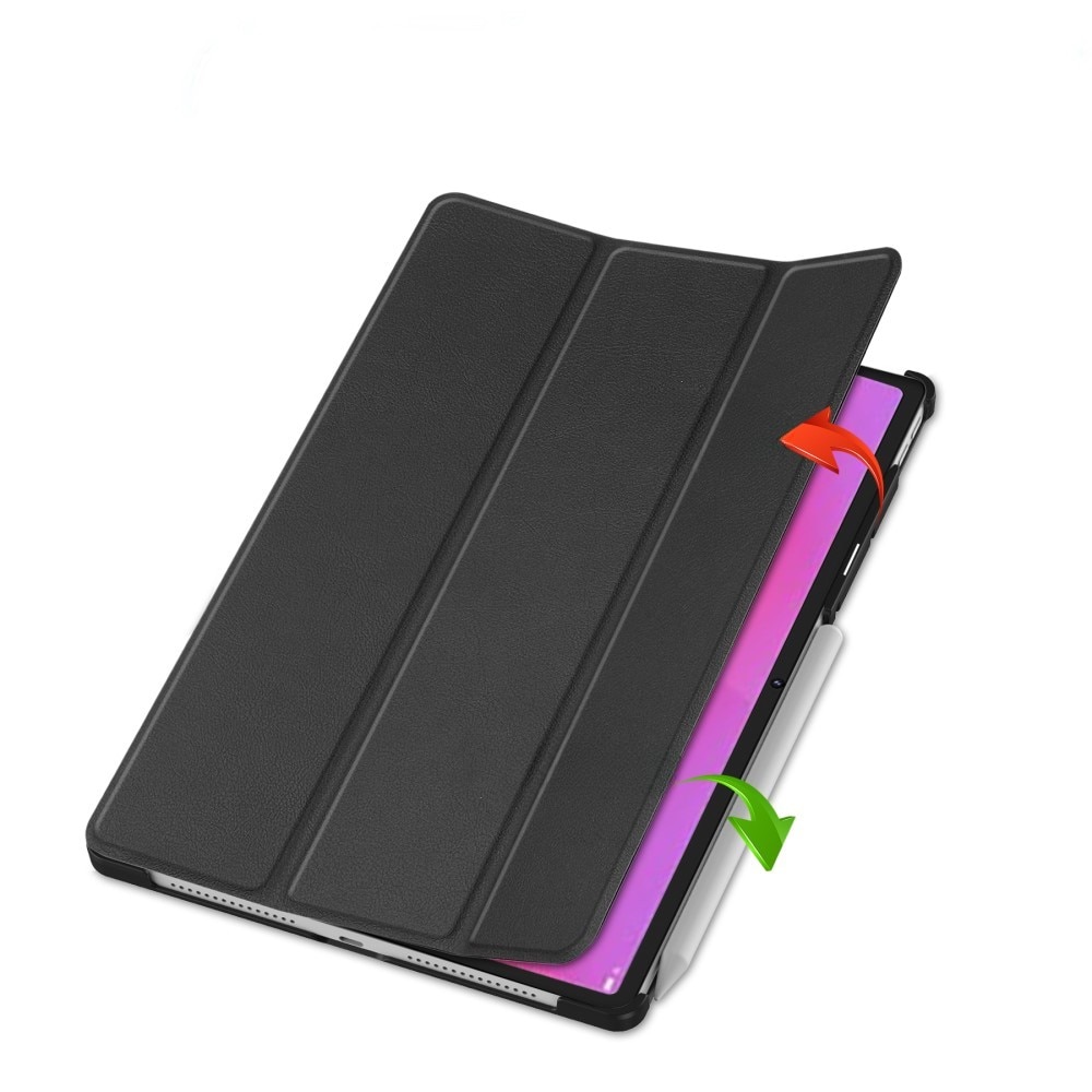 Set Etui Pentru Lenovo Yoga Tab Plus, Smartcase, Husa Trifold, Usoara Si Durabila, Design Elegant, Material Durabil, Protectie Eficienta a Dispozitivului, Functie De Suport, Finisaj Mat, Neagra