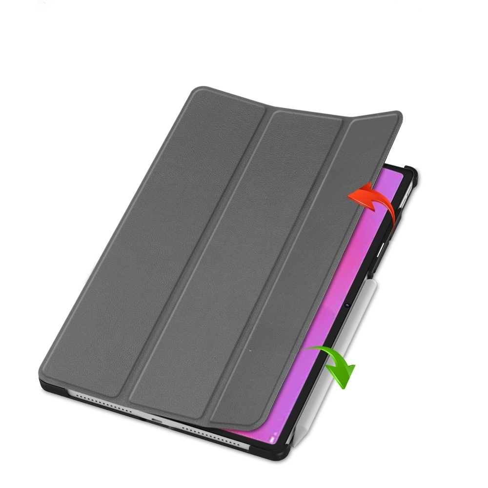 Husa tableta XGSM pentru Lenovo Yoga Tab Plus 12,7", gri, cu functie de suport