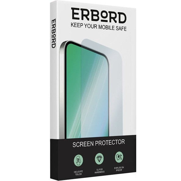 Set 2 bucati sticla securizata ERBORD, 9H, pentru Nubia Focus Pro 5G, transparent, usor de montat