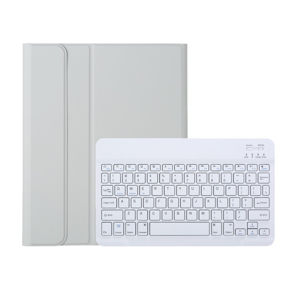 Husa cu tastatura, XGSM, 2 in 1, gri, pentru tableta 11"
