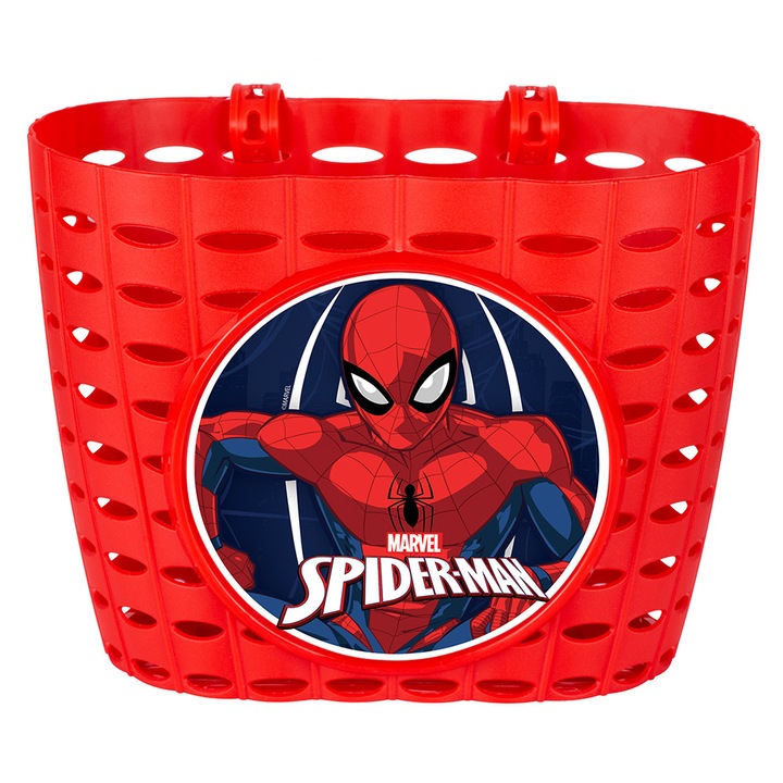 Cos fata biciclete copii, Spider-Man, 20x13x13cm
