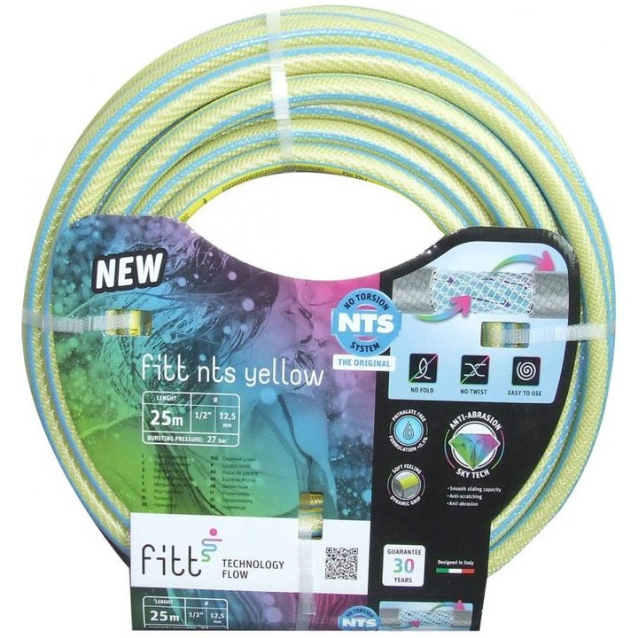MTS 3762449 Tömlő FITT NTS sárga 1/2" (50 m/tekercs)