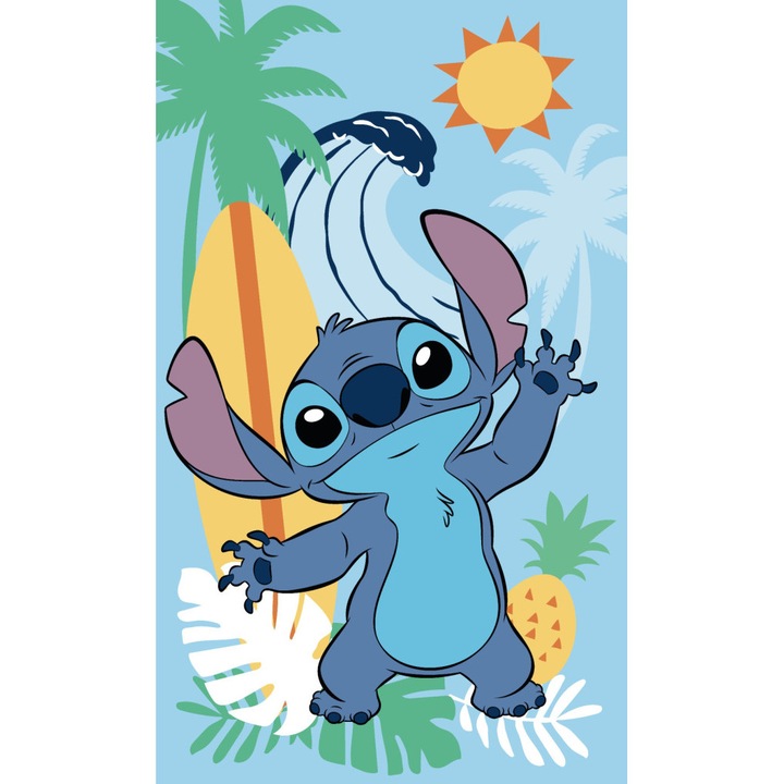 Кърпа за ръце и лице Disney Lilo § Stitch, звездното куче Ananas, 30x50 см