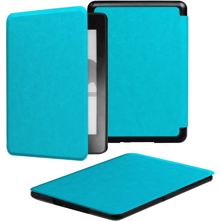 Калъф за Kindle Paperwhite 2024 (12-то поколение) "7", Signature Edition, 7" или Kindle Colorsoft Signature Edition 7", Sigloo, Slim, функция за заспиване/събуждане, син