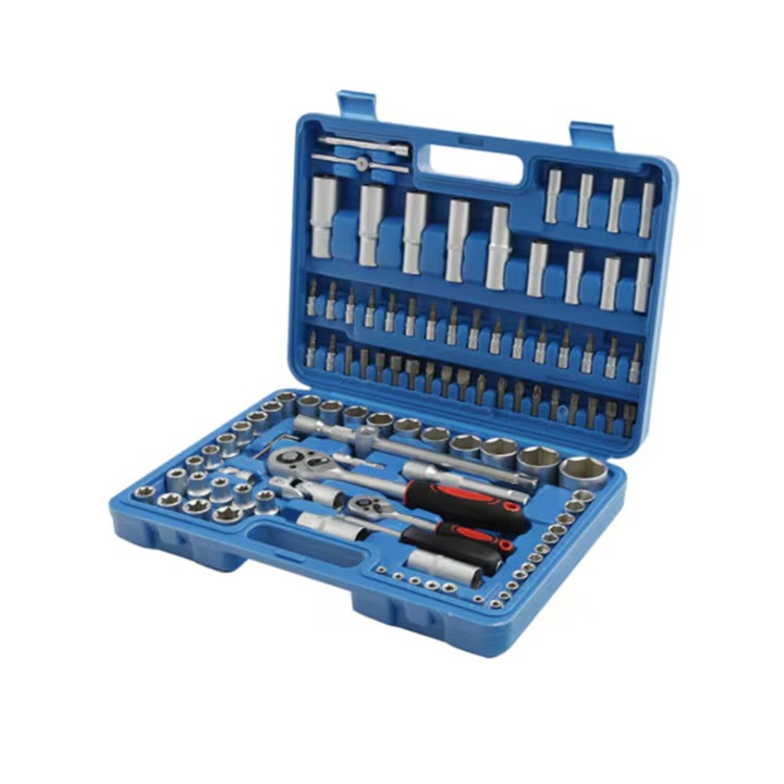 Trusa scule tubulare 108 Piese – Set Profesional Chrome Vanadium, complet si durabil, Brivoo®