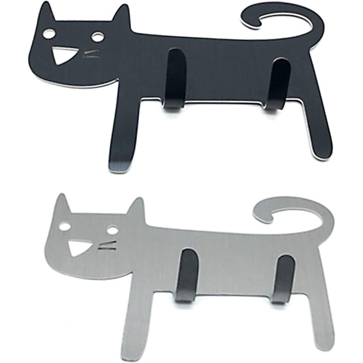 Cuier din inox din polipropilena Enforose set 2