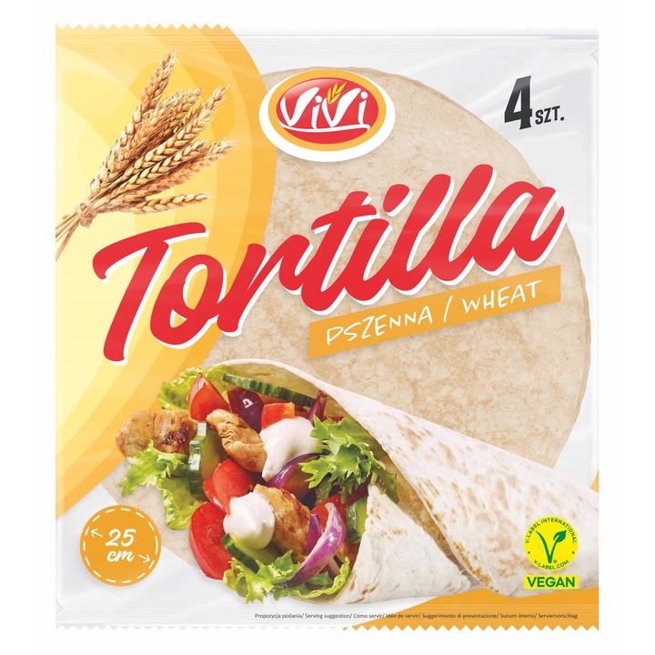 Tortilla de grau Vivi, 240 g