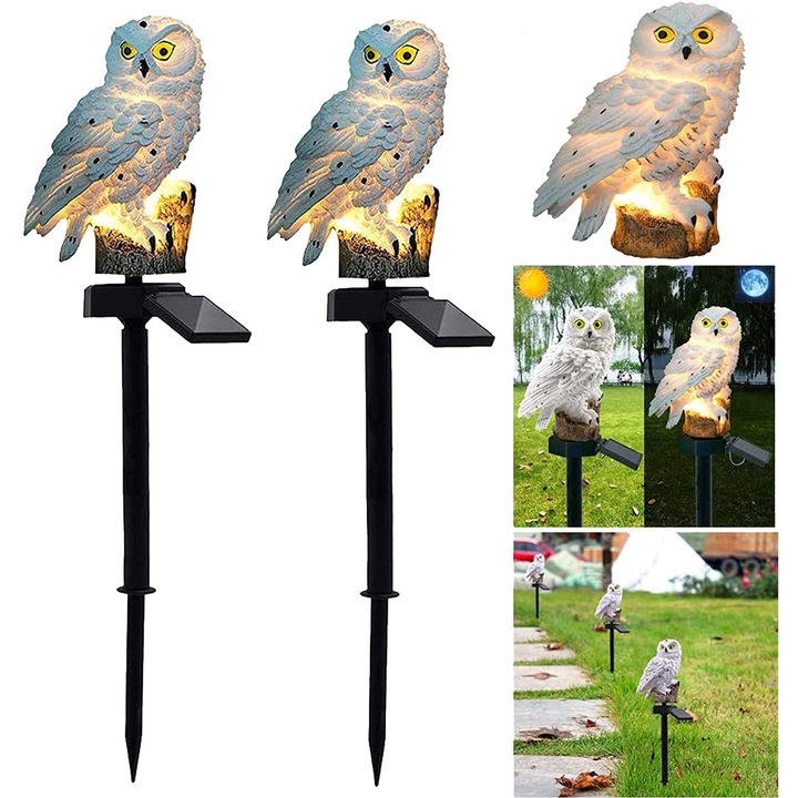 Lampa solara LED pentru gradina, iluminat exterior LED, pentru decor, casa, gradina