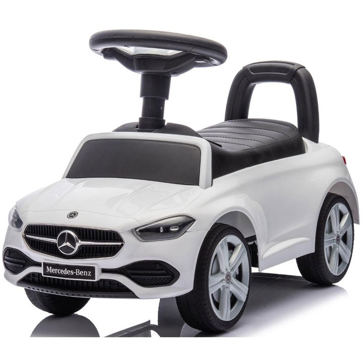 Buddy Toys BPC 5130 Mercedes C-Class Lábbal hajtható autó 2 éves kortól, Hangeffektekkel, Ülés alatti tárolóhely, Fehér