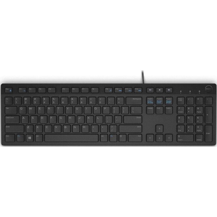 Tastatura laptop Dell KB216-B, 105 taste, culoare neagra