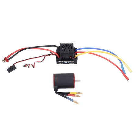 Fara Motor Set motor fara perii 3650 4300KV cu ESC 60A, pentru masini RC 1/8 1/10 ...