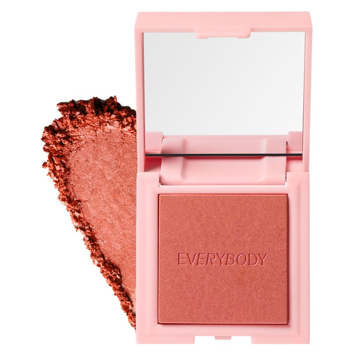 Pudra iluminatoare pentru obraz Be Yours, Everybody London, roz, 10g