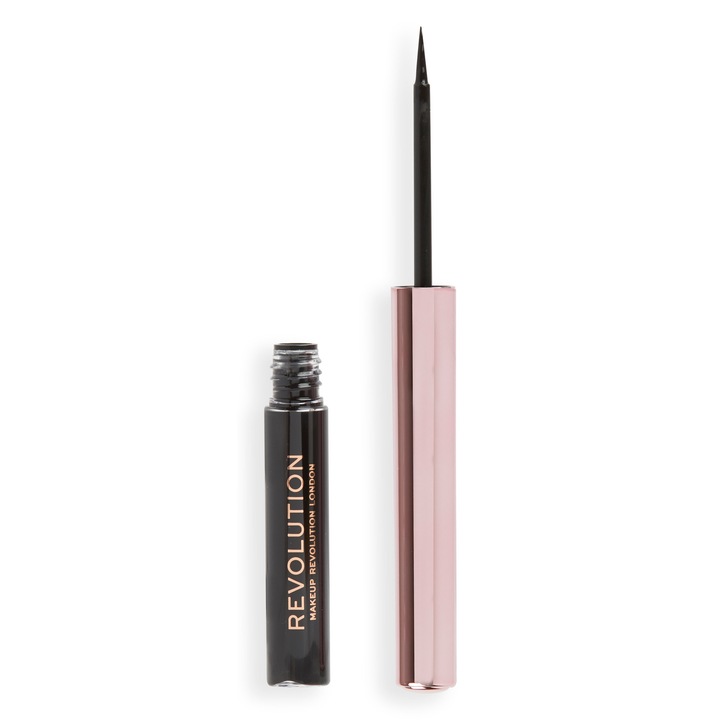 Tus pentru ochi Revolution Super Flick Liquid Eyeliner, negru, 2.4ml
