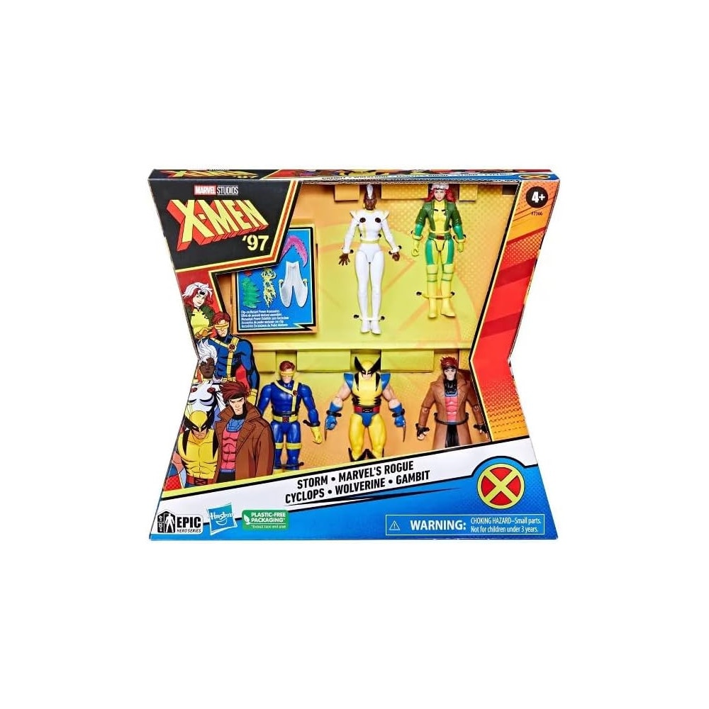 Set 5 Figurine Marvel X-Men'97, Hasbro, 10cm, multicolor - eMAG.ro
