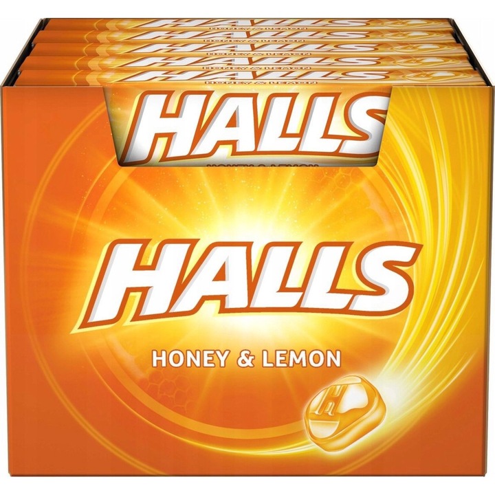 Bomboane cu gust de miere si lamaie, 33,5 g x 20 bucati