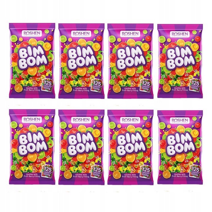 Dulciuri Roshen Bim-Bom, set 8 bucati, 1 kg