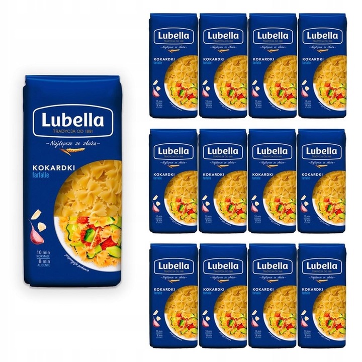 Paste Lubella, 400g, set 12 buc