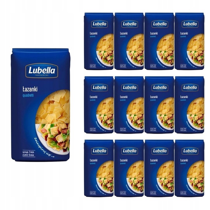 Paste Lubella, 400 g x 12 bucati