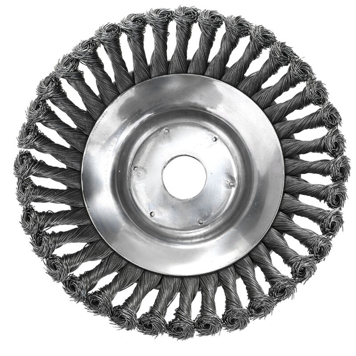 Cap de taiere pentru masina de tuns iarba, 6 inch, din otel, rezistent la uzura, cu diametru exterior de 6 inch, orificiu de montare de 24.5mm