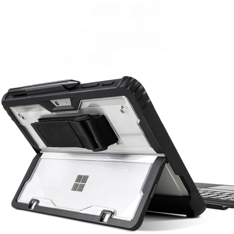 Husa tableta, OEM, rezistenta la socuri, transparent mat, 26x19.2x19 cm