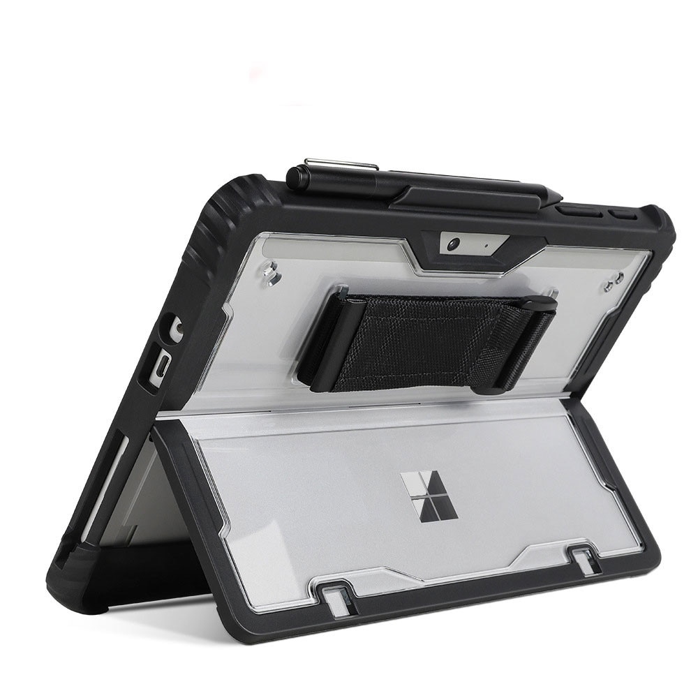 Husa tableta, OEM, rezistenta la socuri, transparent mat, 26x19.2x19 cm