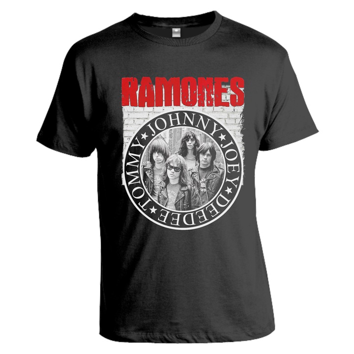 Tricou barbati, Ramones 2, negru, marime M