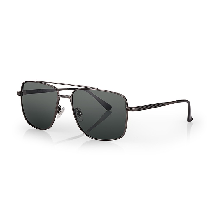 Ochelari de soare gri Polarizati, pentru barbati, Daniel Klein Sunglasses, DK3258-2, Toc si laveta incluse