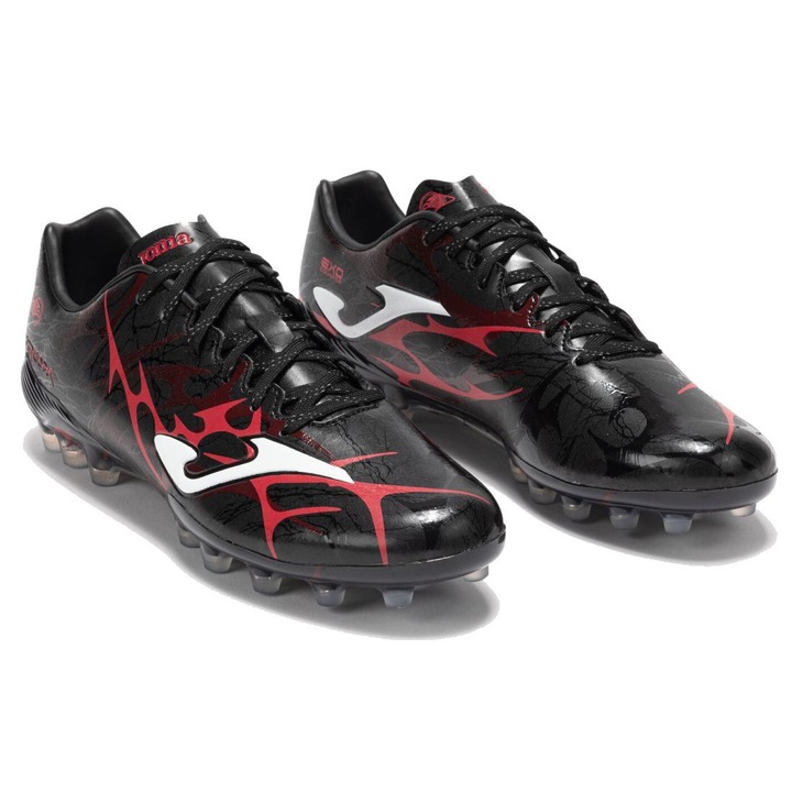 Футболни обувки Joma Supercopa 2531 AG, екокожа, за изкуствена трева, черно/червено
