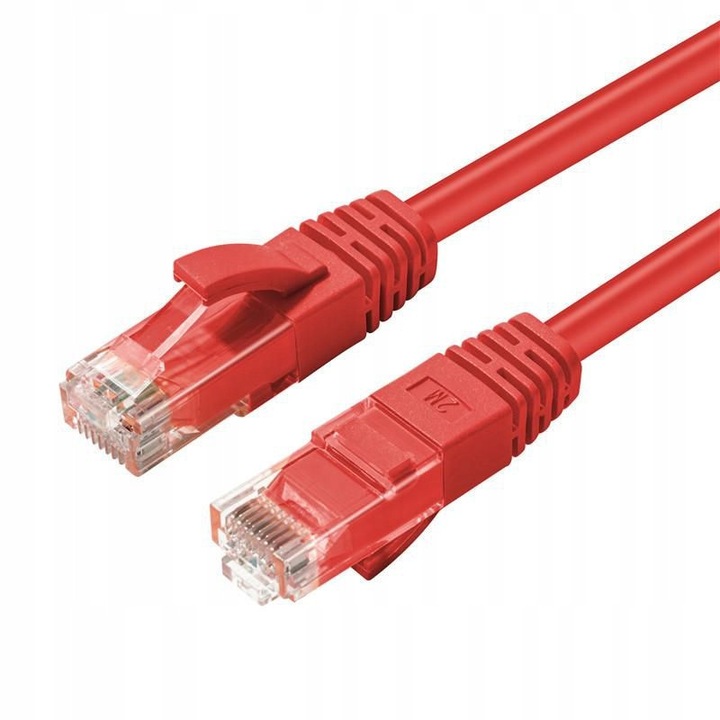 CAT6 MicroConnect kábel 2m, piros, LSZH