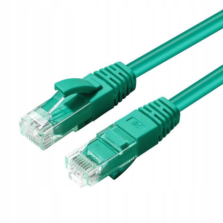 Мрежов кабел, MicroConnect, U/UTP CAT6, 0.2 м, зелен, LSZH