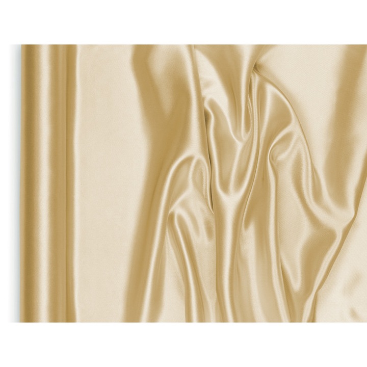 Material satin PartyDeco auriu 0,48x9m