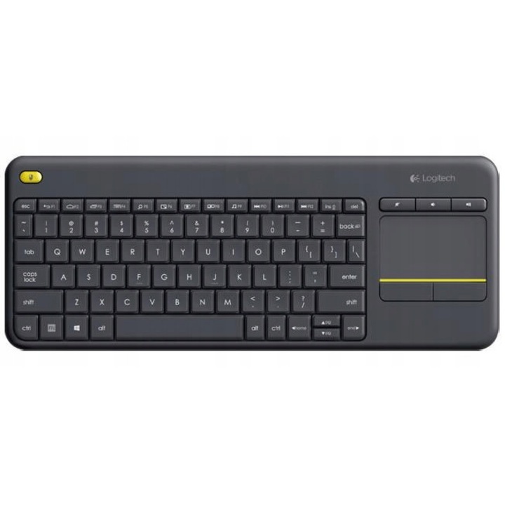Клавиатура Logitech K400 Plus, безжична, сензорна, US/int