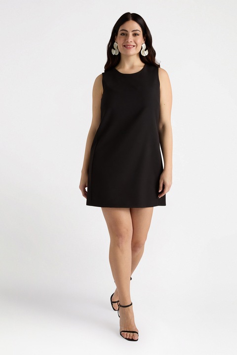 FIORELLA RUBINO, Rochie mini uni, Negru