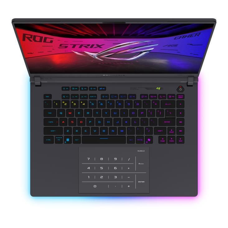 Laptop Gaming ASUS ROG STRIX G16, G615JM-RV014, 16-inch, FHD+ 16:10 (1920 x 1200, WUXGA), 13th Gen Intel® Core™ i5-13450HX Processor 2.4 GHz (20M Cache, up to 4.6 GHz, 10 cores: 6 P-cores and 4 E-cores), Intel® UHD Graphics, NVIDIA® GeForce RTX™ 5060
