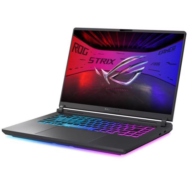 Laptop Gaming ASUS ROG Strix G16, cu procesor Intel Core i9-14900HX, 16'' IPS, 16 GB DDR5, 1 TB SSD, NVIDIA GeForce RTX 5070, 8 GB GDDR7, Fr OS