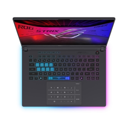 Laptop Gaming ASUS ROG Strix G16, cu procesor Intel Core i9-14900HX, 16'' IPS, 16 GB DDR5, 1 TB SSD, NVIDIA GeForce RTX 5070, 8 GB GDDR7, Fr OS
