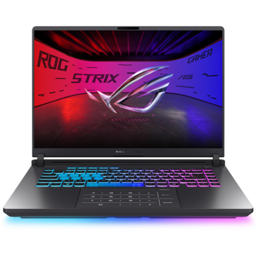Laptop Gaming ASUS ROG Strix G16, cu procesor Intel Core i9-14900HX, 16'' IPS, 16 GB DDR5, 1 TB SSD, NVIDIA GeForce RTX 5070, 8 GB GDDR7, Fr OS