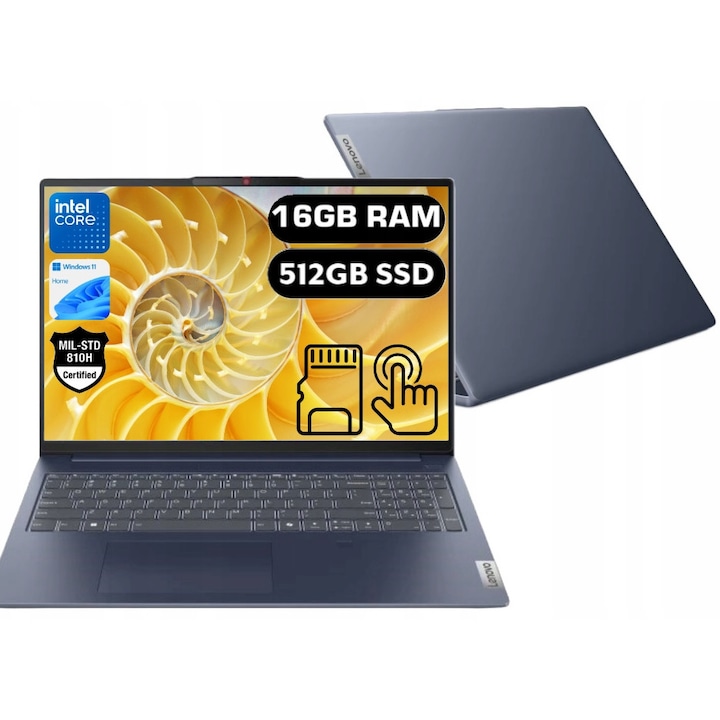 LAPTOP Lenovo Slim 5 Core 7 16/512GB SSD 16" FHD+ 300NIT Touchscreen Windows 11