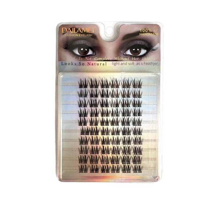 Set Gene false cu varf dublu, fibre sintetice, 11mm, negru