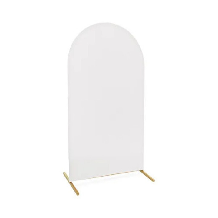 Íves állvány takaró, PartyDeco, 150 cm x 80 cm, fehér