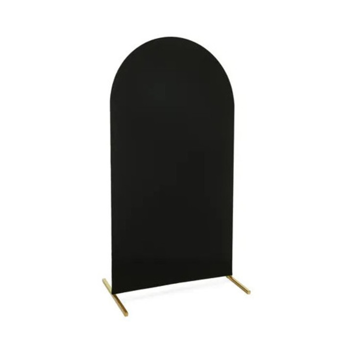Védőhuzat íves állványhoz, PartyDeco, 150x80cm, fekete, 200g