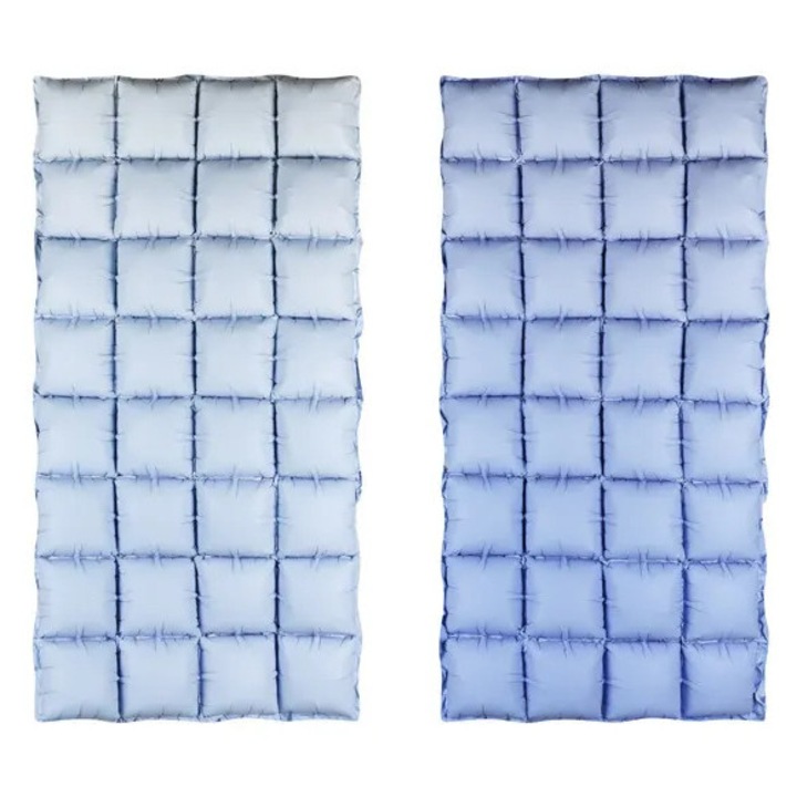 Cortina baloane, PartyDeco, albastra, 55x110 cm