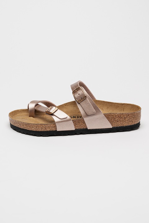 Birkenstock, Mayari ujjelválasztó-pántos papucs, Rózsaarany, 40