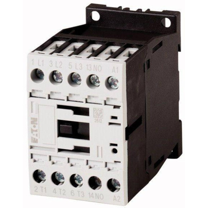 Contactor De Putere, Eaton, Dilm15-10, Tip Tensiune De Comanda Dc, Tip Conexiune Circuit Principal Conexiune Cu Surub, Carcasa Ip40, Putere Nominala De Functionare La Ac-3, 400 V 7.5 Kw, Alb