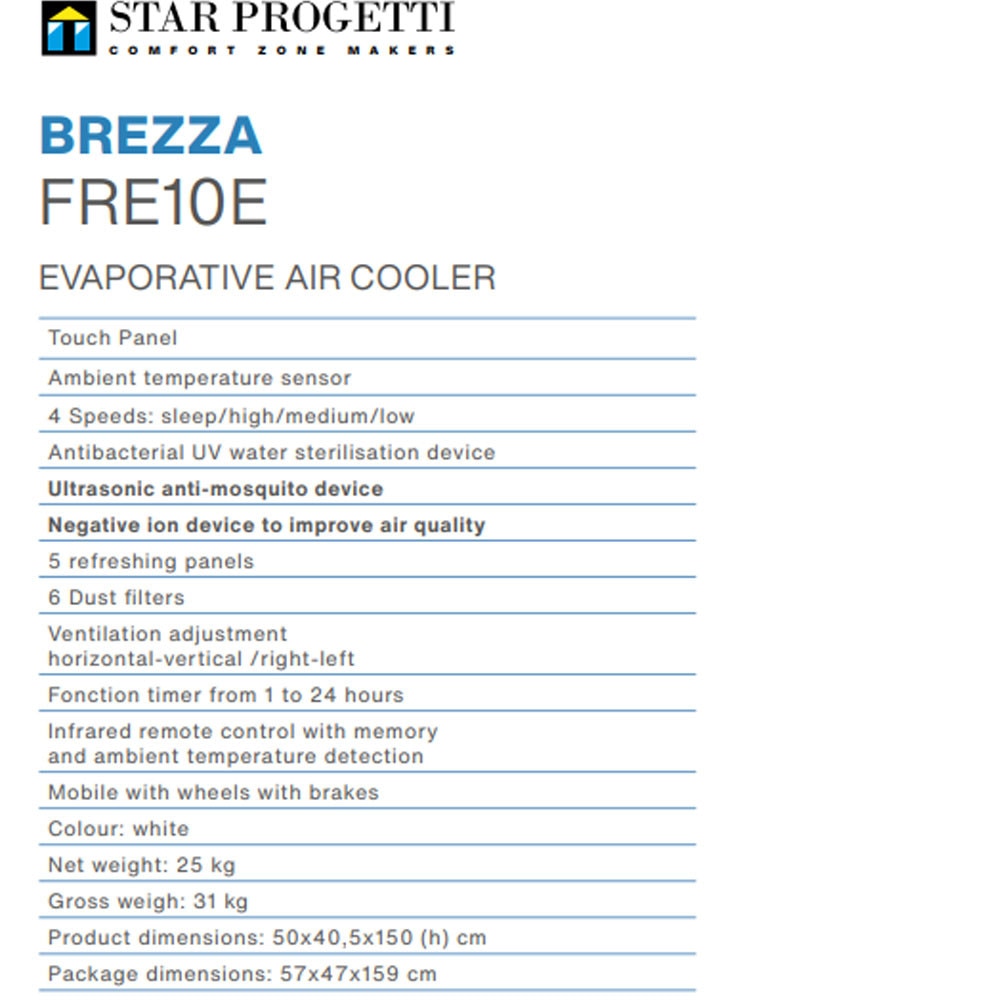 Racitor de terasa Brezza FRE10E - eMAG.ro