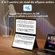 Monitor Dual cu Touchscreen, Pliabil si Portabil de 15.6 inch FHD pentru laptop, Qova®, Extender ecran 1080p, 360° Rotatie, USB-C, Ecran Extensibil Laptop, Incarcare Rapida 65W, Moduri Vertical & Orizontal, Compatibil Windows, Mac, Android, Plug & Play
