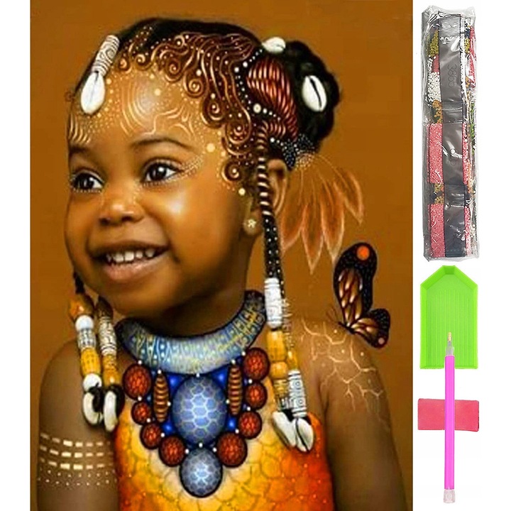 Mozaic 5D, set complet, 40x60cm, diamante colorate