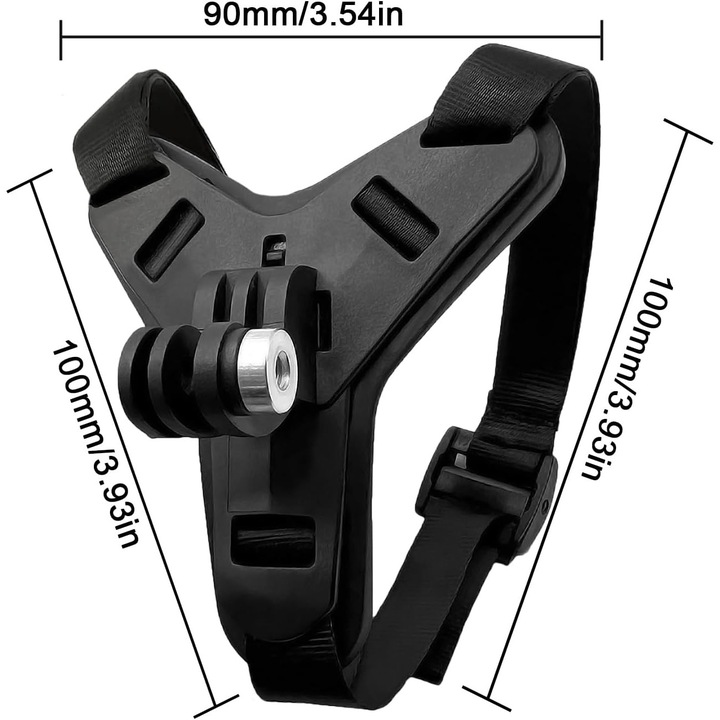 Държач за слушалки за видеокамера, черен, регулируем, комплект 1x държач + 2x силиконови подложки