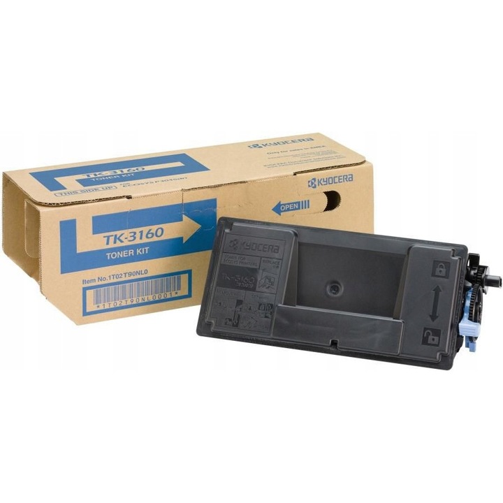 Toner imprimanta laser Kyocera TK-3160, negru, 12.500 pagini